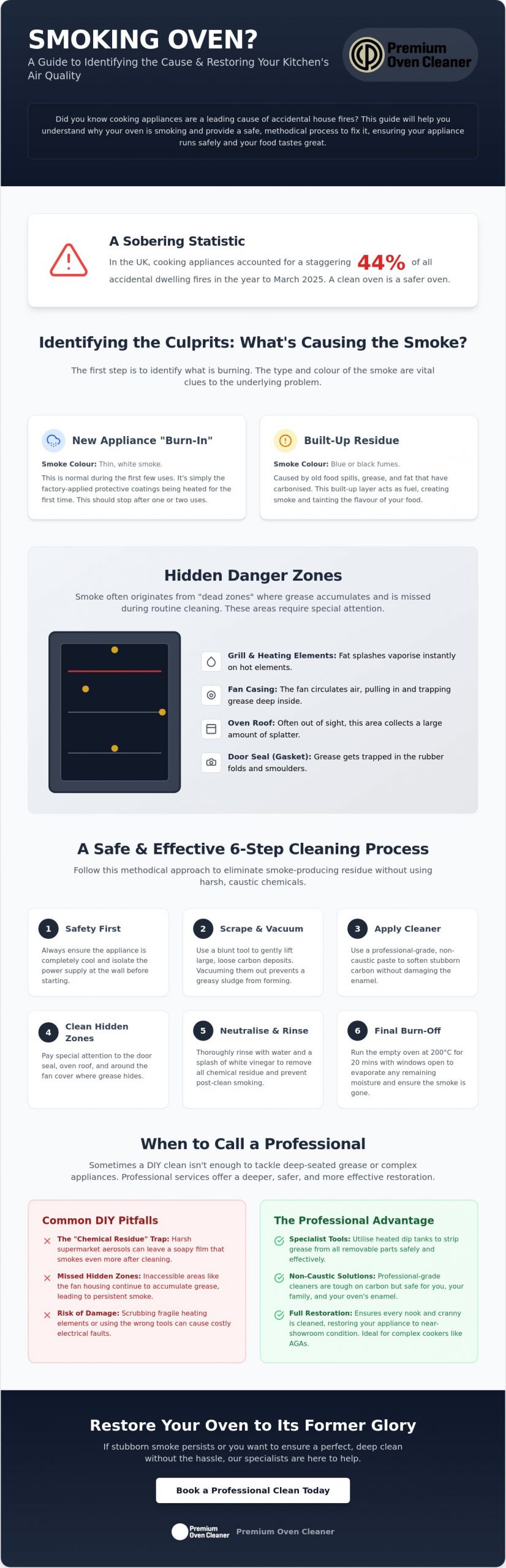 Oven Cleaning to Stop Smoke: A Professional Guide to a Smoke-Free Kitchen