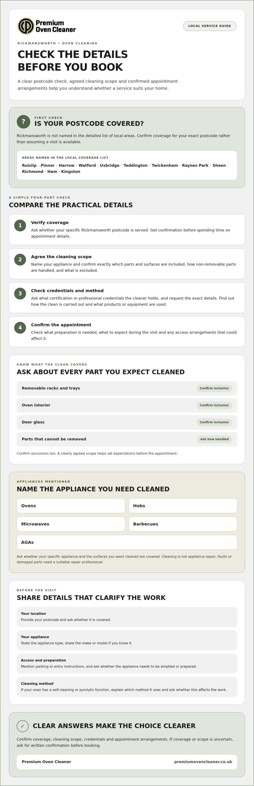 Professional Oven Cleaning Service in Rickmansworth | Book Today